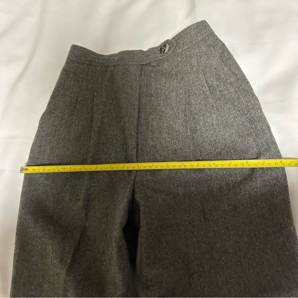 Evan Picone Gray Trousers size 4 80% wool - Picture 8 of 16